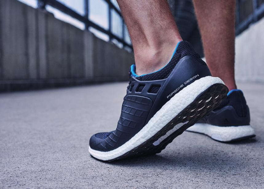 PDS ULTRABOOST Highlights in the footwear include the PDS UltraBOOST trainer that is engineered with revolutionary BOOST foam cushioning, delivering the highest Energy Return cushioning in the