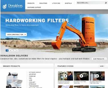 Visit DonaldsonFilters.com for Even More Product Info We ve made it easier to FIND YOUR FILTER!... and exhaust, accessories, air cleaners, hydraulic components and... much, much more.