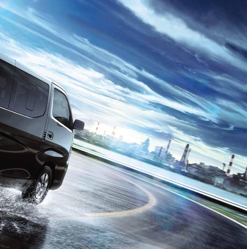 No doubt, the new Nissan NV350 Urvan, with its sleek, distinctive styling, is going to shine for you.