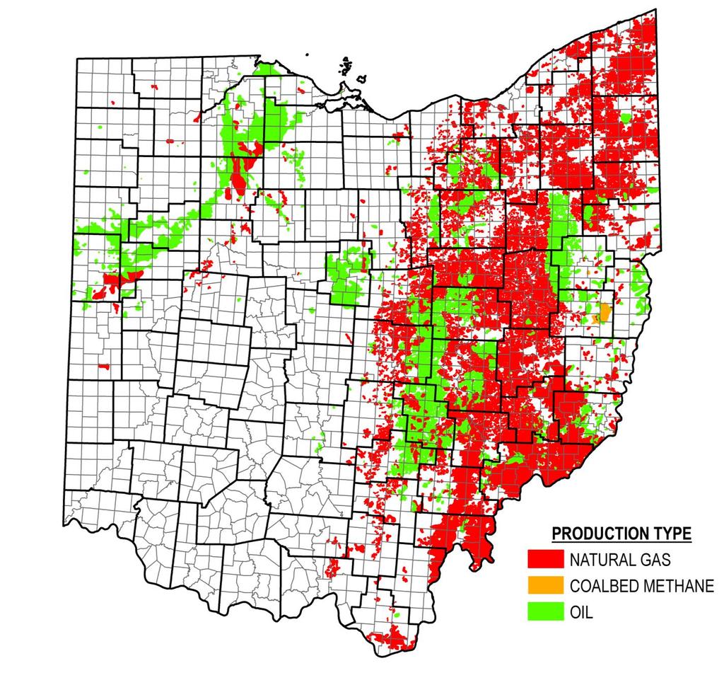 Oil & Gas Production in Ohio More than 275,000 oil and gas wells drilled