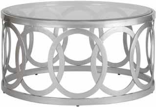 Granite Top) ACD-20603-01R Alchemy Round Cocktail Table