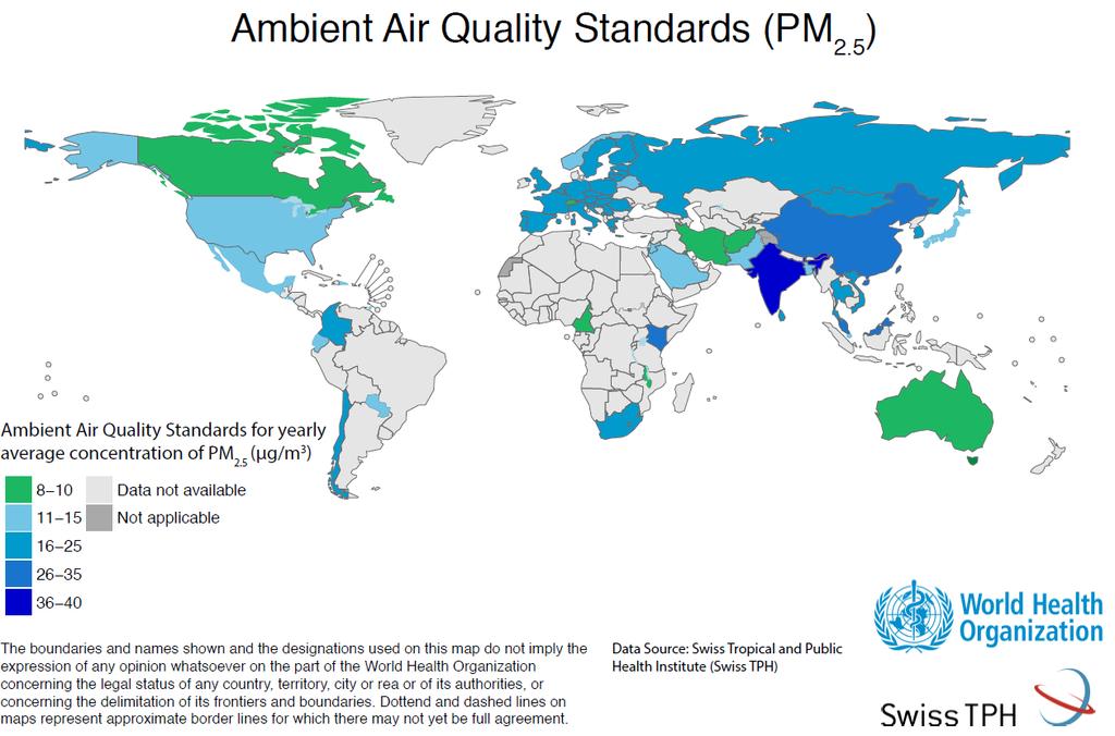 Science-based fuel, emission, and air quality standards need to be GLOBALIZED to protect health not only in Europe,