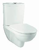 Ove wall-hung toilet in White and Biscuit Odeon wall-hung toilet in White and Biscuit