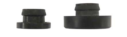 Depending on your application, there will be two different factory valve cover bushings: a 5/8 diameter and a 7/8 diameter.