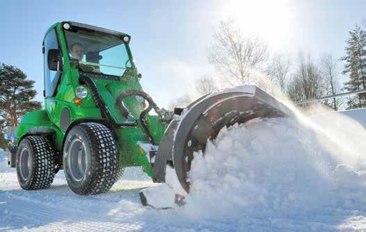 Property maintenance Snow blade Avant snow blade is designed for fast snow clearing in large areas.