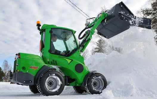 Property maintenance Flipper bucket Flipper bucket is designed for clearing snow in large areas or in areas where snow must be moved long