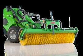 Property maintenance Rotary Broom With three working models available, 1100, 1500 and 2000.