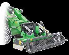 Working depth is adjusted with the rear field roller which levels the seeding bed during operation. With the optional seeding unit you are able to make a ready lawn surface in one pass.