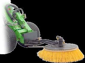Farming Carousel broom The hydraulically operated carousel broom is