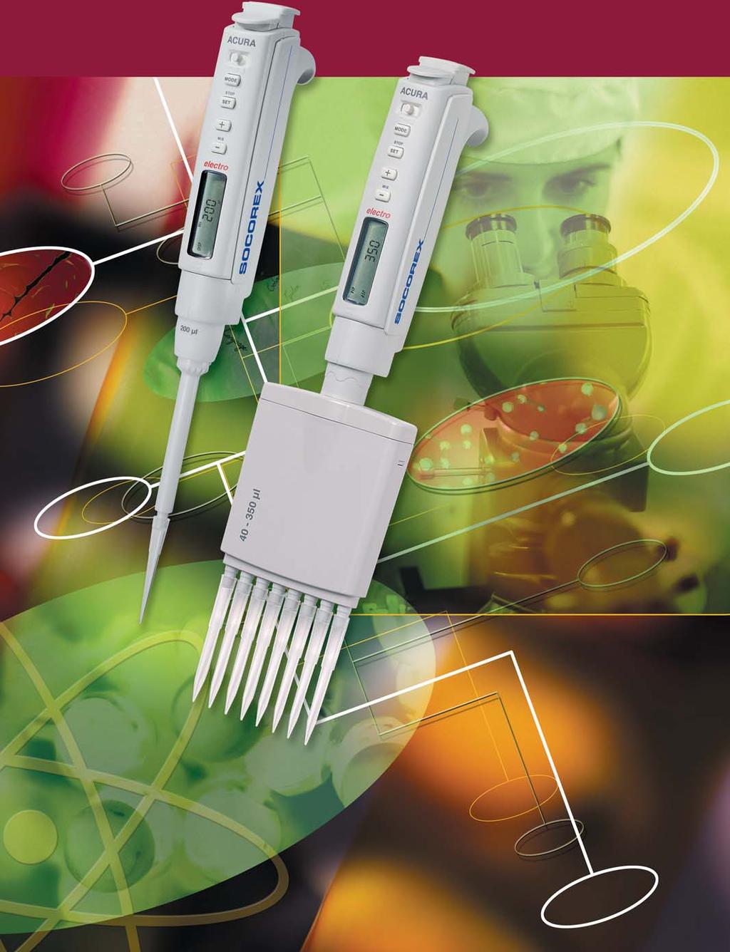 electronic micropipettes Pipetting has never been so simple and safe.