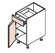 5" BSR06 1 door, 2-layer metal rack BSR09 1 door, 3-layer metal rack B12 1 drawer, 1 door, 1