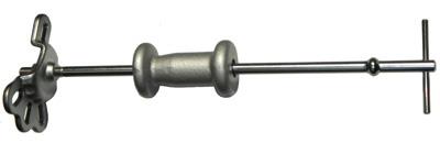 OT-202R FRONT WHEEL DRIVE AXLE PULLER Simply secure shaft through opening in the adapter to remove the half shaft from CV joints on most forward vehicles.