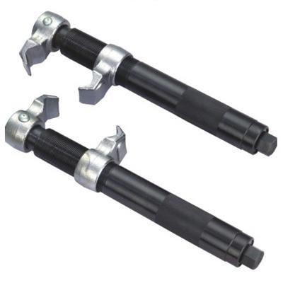 OT-271 HEAVY DUTY COIL SPRING COMPRESSOR Hook engage spring which can be compressed by turning hex nut.