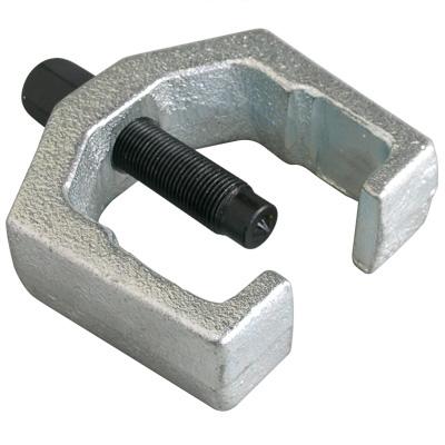 To use, simply remove the retaining nut, place the puller jaws behind the Pitman arm, and tighten the forcing screw. Mechanical power does the rest!