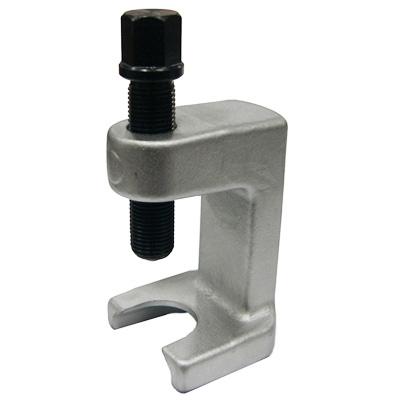 OT-114 PITMAN ARM PULLER For the safe easy removal of pitman arm assembly from compact automobiles. Forged, heat-treated yoke with extra heavy center screw. 1-1/16" opening and 1-3/4" pull.