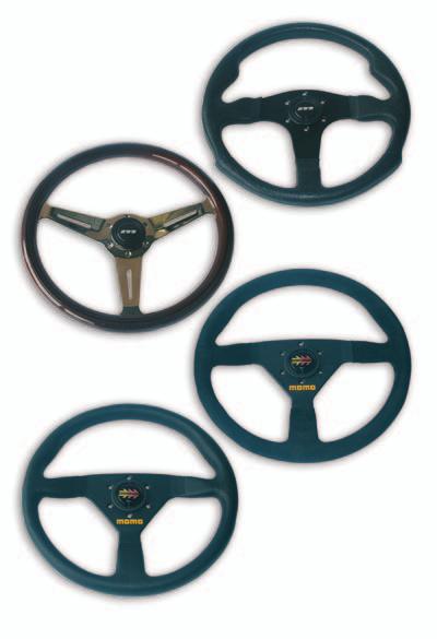 STEERING WHEELS We have a range of quality, stylish steering wheels from MOMO, RAID, SPARCO and MOUNTNEY for all Defender applications together with bosses to suit.