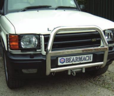If you wish to fit Winch Mount BA 2144 use Nudge Bar BA 106CS (page 1). 2 WRAPAROUND NUDGE BAR Wraparound nudge bar with removable lamp guards. Features spot lamp mounting brackets.