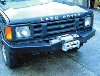 BA 175 BA 199 winch bumpers BUMPER WITH INTEGRATED WINCH MOUNT Made of 6mm steel folded plate and polyester coated.