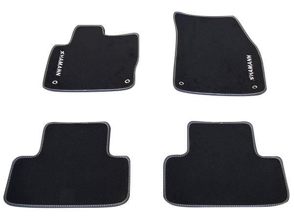 Accessories Exclusive floormat set for Range Rover Evoque for lefthand drive vehicles in velours black with