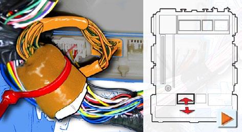 Side Cutters Fig. 4-1 4. V4 Harness Installation. (Driver s Side Junction Box Area) V4 ONLY a.