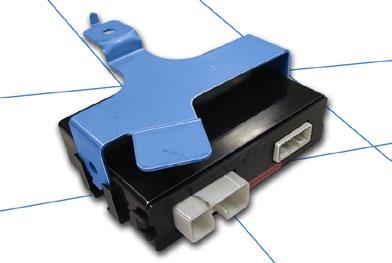 Attach the Vehicle Relay to the hole on the Gateway ECU Mounting Bracket. k.