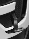 allow the fascia to slide over and through the driver and passenger side strap br