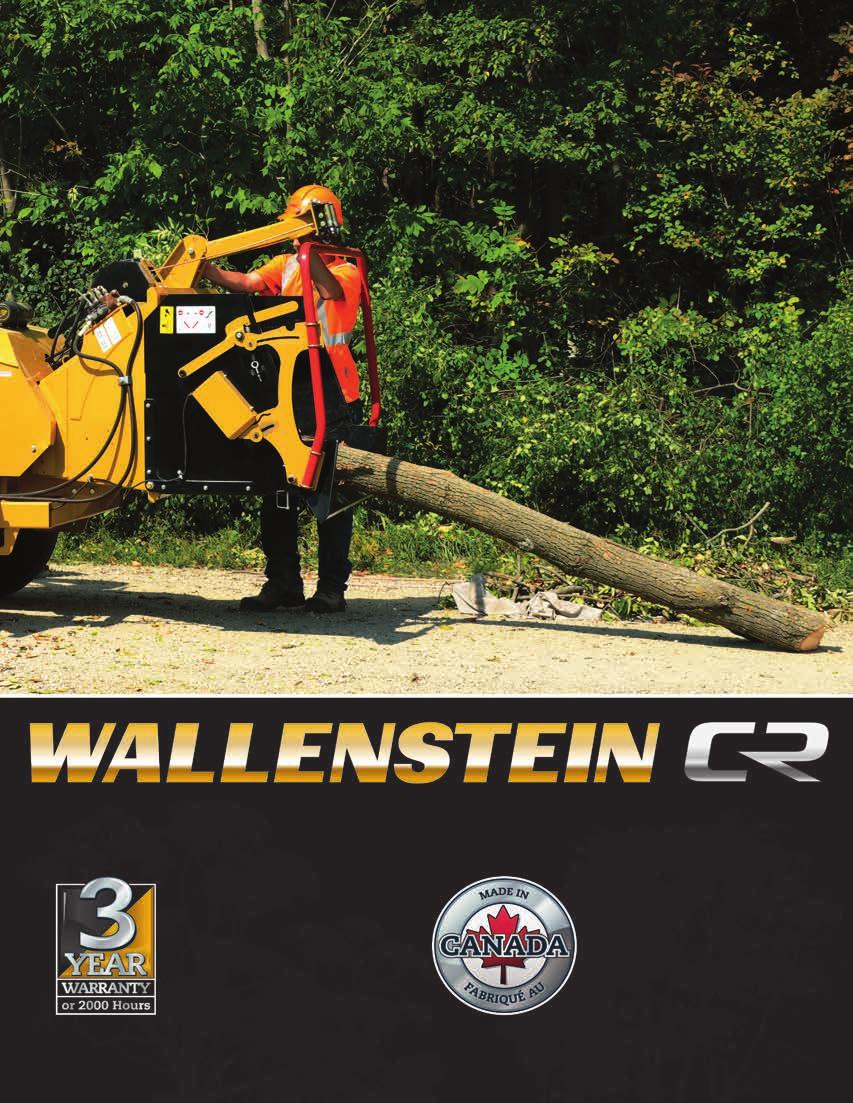 Confidence is yours with the impressive 3-year warranty on the CR100. This is Wallenstein CR s pledge to give you equipment you can rely on daily.