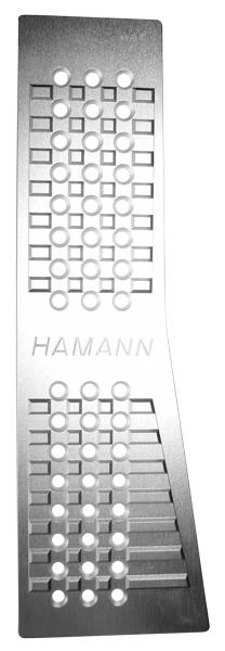 Accessories HAMANN lettering 700x40x35x2 mm in chrome OrderNo.: 80099610 33,32 HAMANN lettering 700x40x35x2 mm in black OrderNo.: 80099611 33,32 HAMANN lettering 700x40x35x2 mm in blackchrome OrderNo.