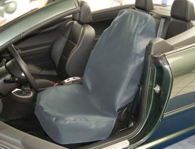 Seat cover O/N D-S 15 The seat cover reliably keeps stains off the front seats. Made of strong grey artificial leather.