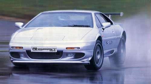 Lotus Esprit Sport 350 Specification ENGINE Layout: 8 cyls in a vee, 3500cc Max power: 349bhp @ 6500rpm Max torque: 295lb ft @ 4250rpm Specific output: 100bhp per litre Power to weight: 268bhp per