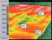 Roadtec Remixing Technology Delivers Infrared images show the quality of remixing that takes place with