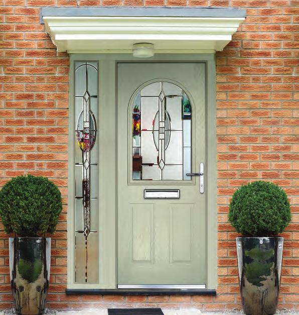 Applebee Applebee Applebee Grid A beautiful option for a front door its gracefully arched large glazing that allows plentiful