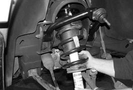 Install the upper ball joint in to the spindle and torque to 90 ft-lbs and the pivot bolts to 129