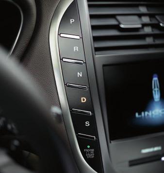 Press a button to shift gears Change gears with the class-exclusive push-button transmission.