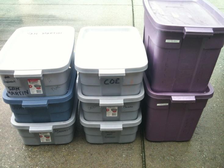 9 Wash Pan Sets & Supply Boxes Logistics Keep 2