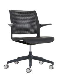 AD-LIB 5 STAR BASE WITH CASTORS LITEWORK CHAIR STANDARD & OPTIONAL FEATURES/FINISHES ADL5 5 star base, Plastic seat & back, no arms
