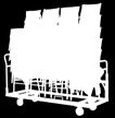prevent damage to legs Stackable version eliminates the need for costly pallet racks.