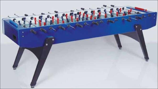 SPORTS & LEISURE EQUIPMENT Table football XXL Model 21203 for up to 8 persons The new attraction at events, schools, youth centers and public houses, can be played simultaneously by up to 8 persons.
