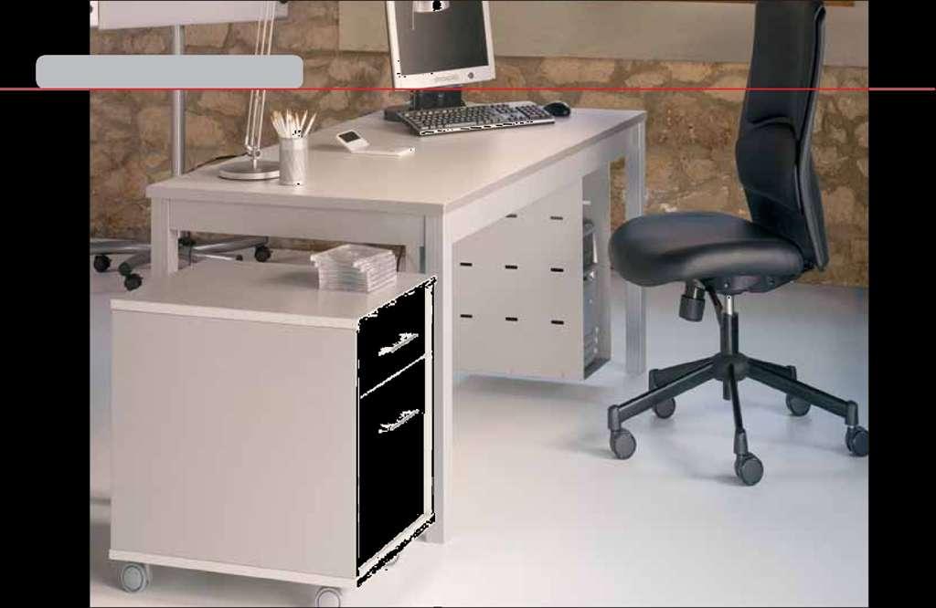 QUICK DELIVERY PROGRAM Desk Model 17040 Sturdy steel tube frame 60 x 60 x 2 mm powder-coated aluminium-silver.
