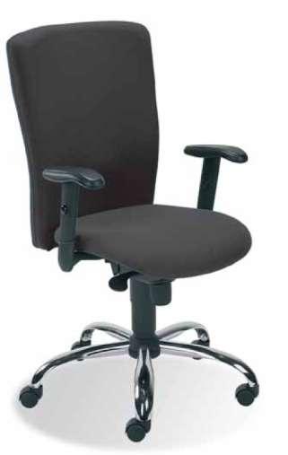 SWIVEL CHAIRS Model 32062 Swivel chair without armrests, Epron synchron mechanism lockable in 5 positions and with permanent activation, height adjustable backrest, customized weight adjustment,
