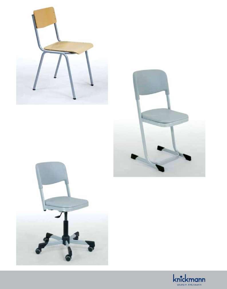 SCHOOL FURNITURE Stacking chair model 35425 Sturdy welded construction made from round tube 22 mm, all tube ends closed with plastic plugs, glides with stacking protection, seat and backrest natural