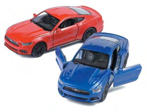 W43707 PULL-BACK MUSTANG GT (12/DISPLAY) 2 assorted