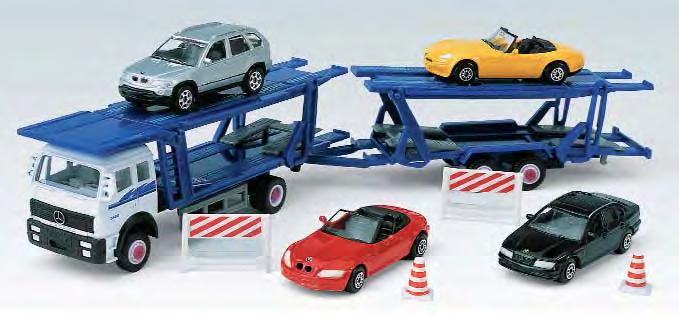 off-loading of vehicles. Transporter size: 12" long.