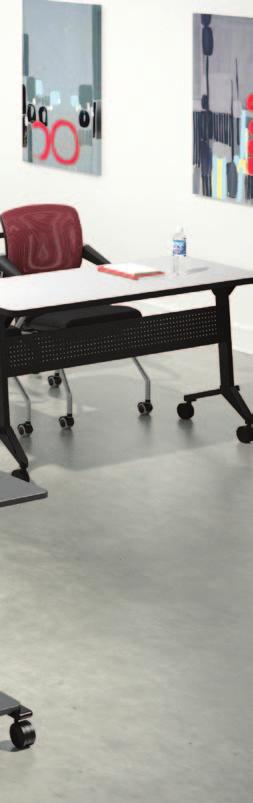 Flip-N-Go Tables in Folkstone/Black with Black/Black Transition