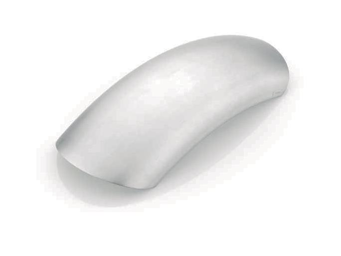 REAR FENDER MOLDED FROM A SHEET OF HIGH QUALITY BRUSHED AND ANODIZED ALUMINUM TWO COLORS AVAILABLE CLASSIC STYLE FD011A