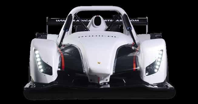 RADICAL SR8 THE RADICAL SR8 The SR8 is a truly exhilarating drive, powered by a bespoke Radical V8 engine with physics-defying grip, relentless acceleration and powerful brakes.