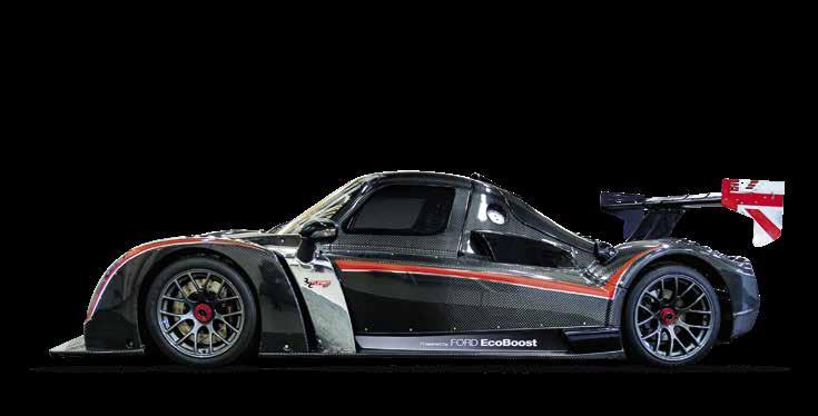 Carefully directed airflow means the RXC generates 900kg of over and underbody downforce, close to the car s mass at speed.