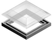 OPTIONAL ACCESSORIES AT Square Not for use with barrier type models. Splash Cover (7.).7 Materials: Lid: Clear PVC Operating temperature range: 0 C ~ +70 C ( F ~ 8 C). Gasket: Polyethylene (7.0) Sq.