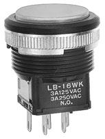 LB Poles 1 SPT 2 PT IMPORTANT: Red, 12-volt, Bright LE ESCRIPTI FOR TYPICAL ORERING EXAMPLE Round Shape Black Housing W Shape Round LB16WKW01-5C12- K G Clear Cap with Red iffuser SPT - Circuit
