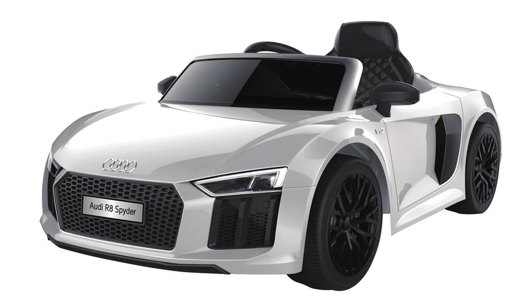 AUDI R8 SPYDER BATTERY-POWERED RIDE ON Styles and colo(u)rs may vary. Made in China.